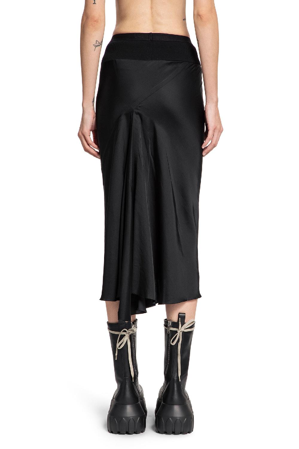 Antonioli RICK OWENS WOMAN BLACK SKIRTS