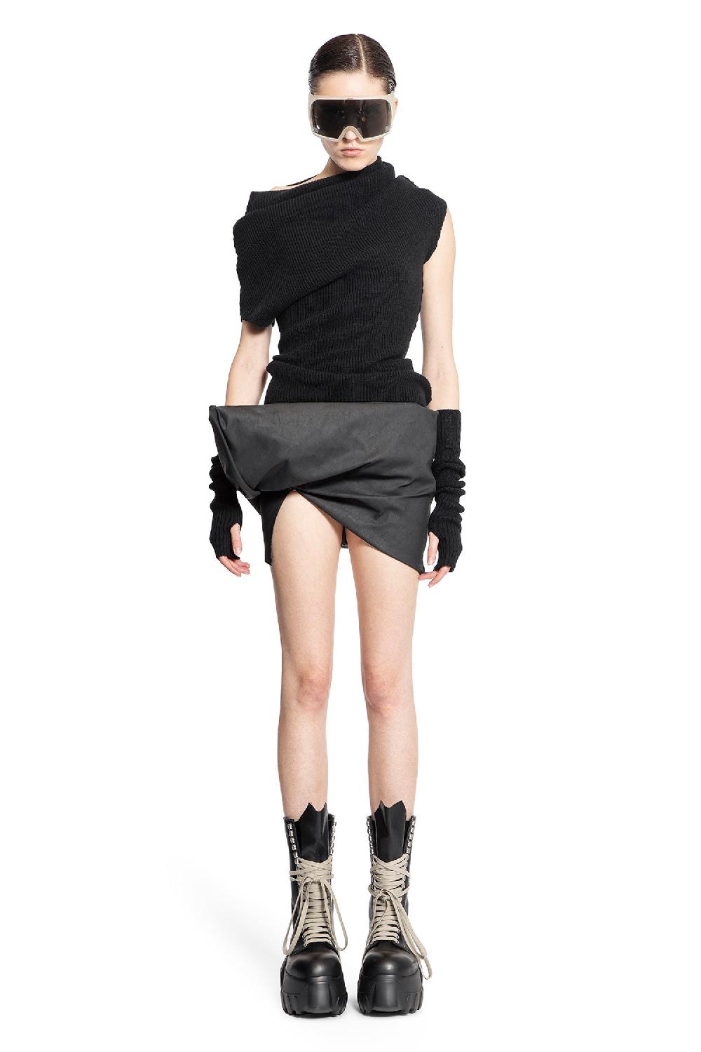 Antonioli RICK OWENS WOMAN BLACK SKIRTS