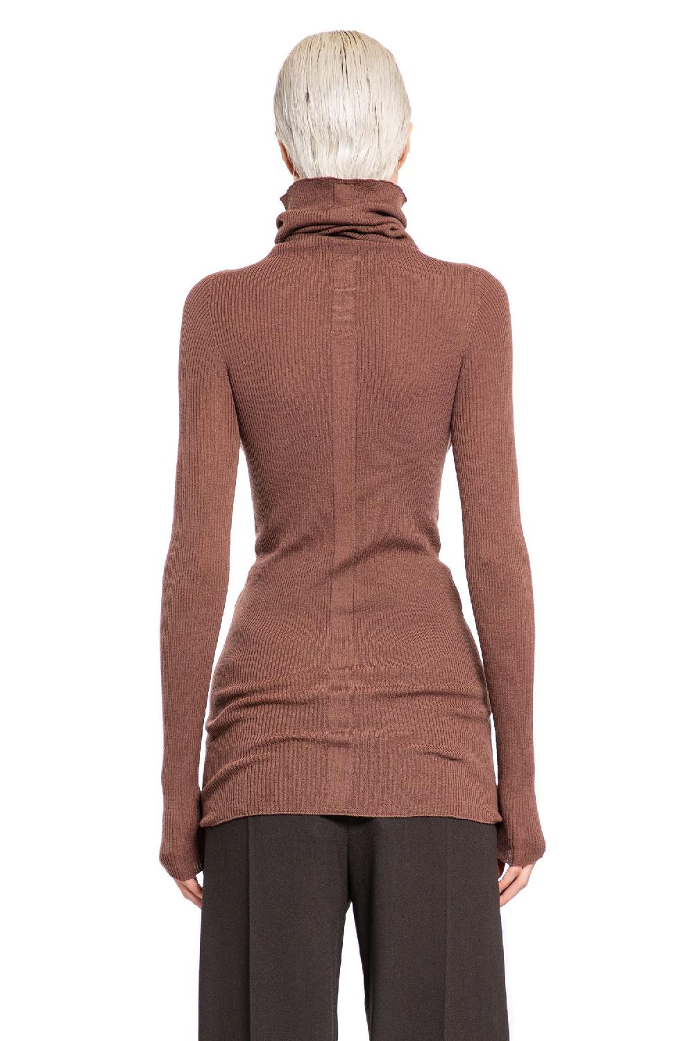Antonioli RICK OWENS WOMAN BROWN KNITWEAR