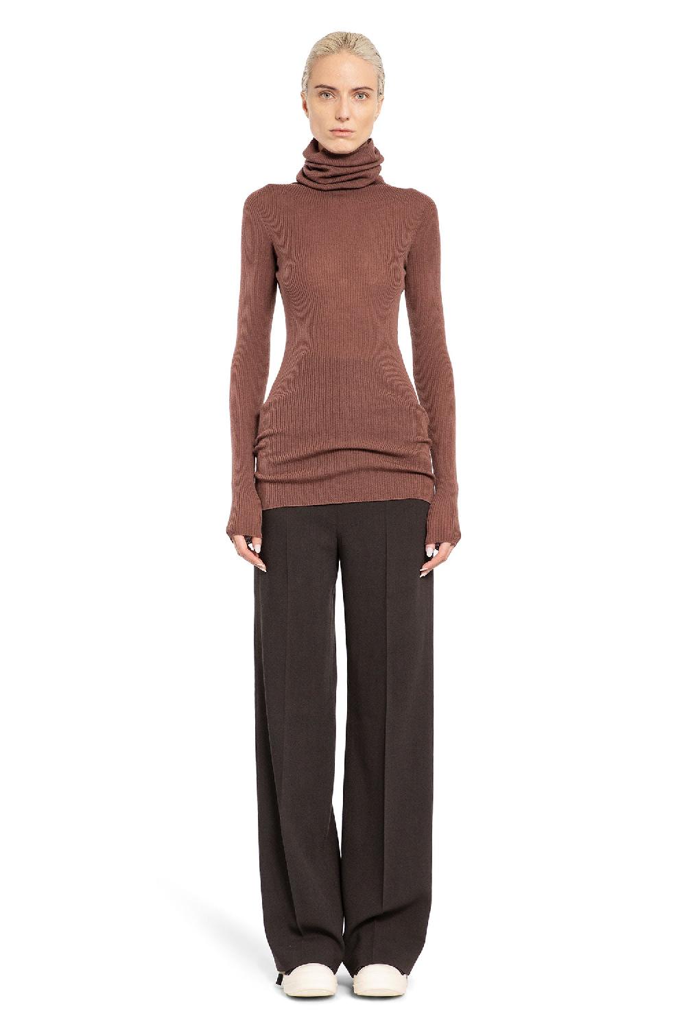 Antonioli RICK OWENS WOMAN BROWN KNITWEAR