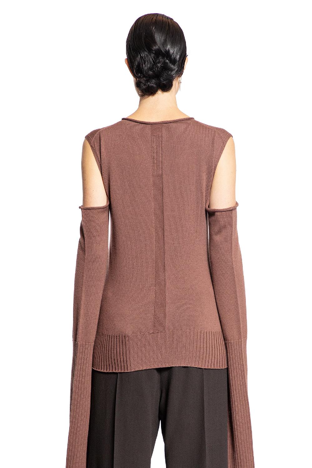 Antonioli RICK OWENS WOMAN BROWN KNITWEAR