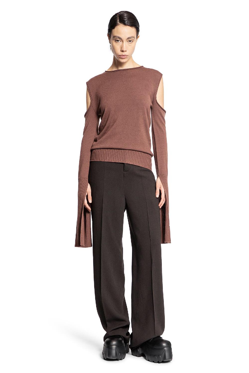 Antonioli RICK OWENS WOMAN BROWN KNITWEAR