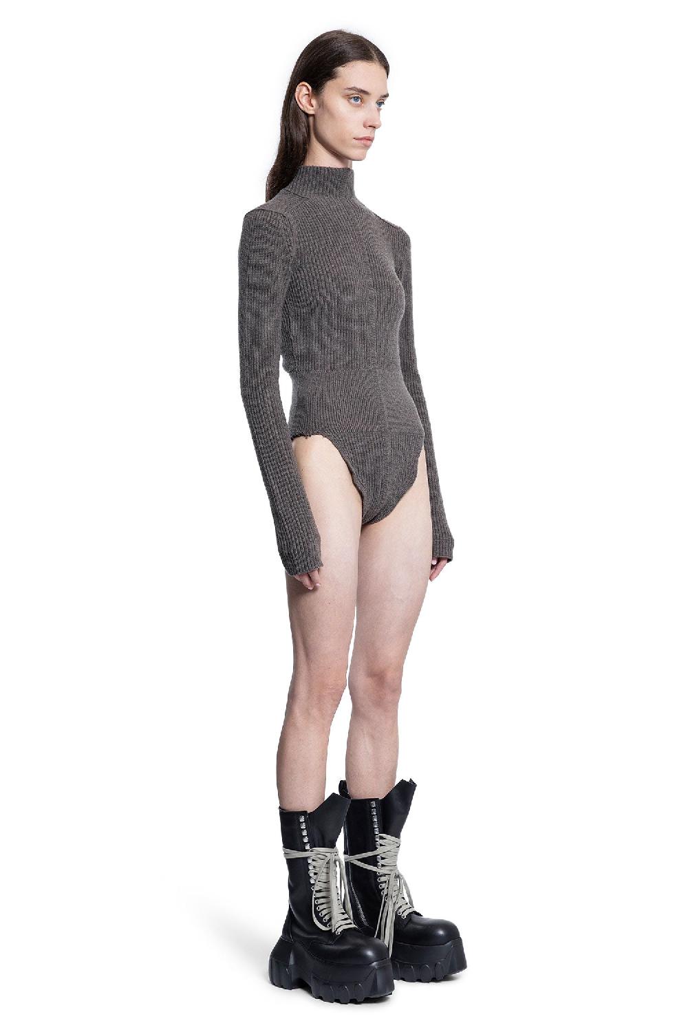 Antonioli RICK OWENS WOMAN GREY BODYSUITS