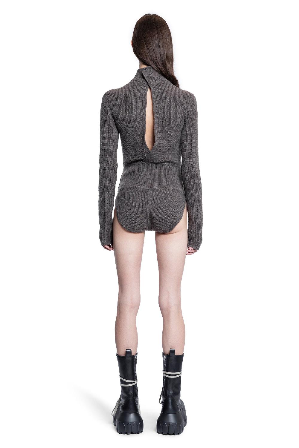 Antonioli RICK OWENS WOMAN GREY BODYSUITS