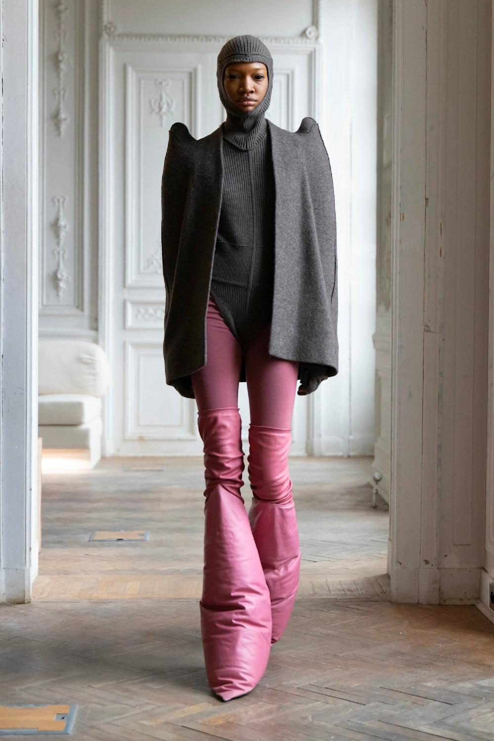 Antonioli RICK OWENS WOMAN GREY BODYSUITS