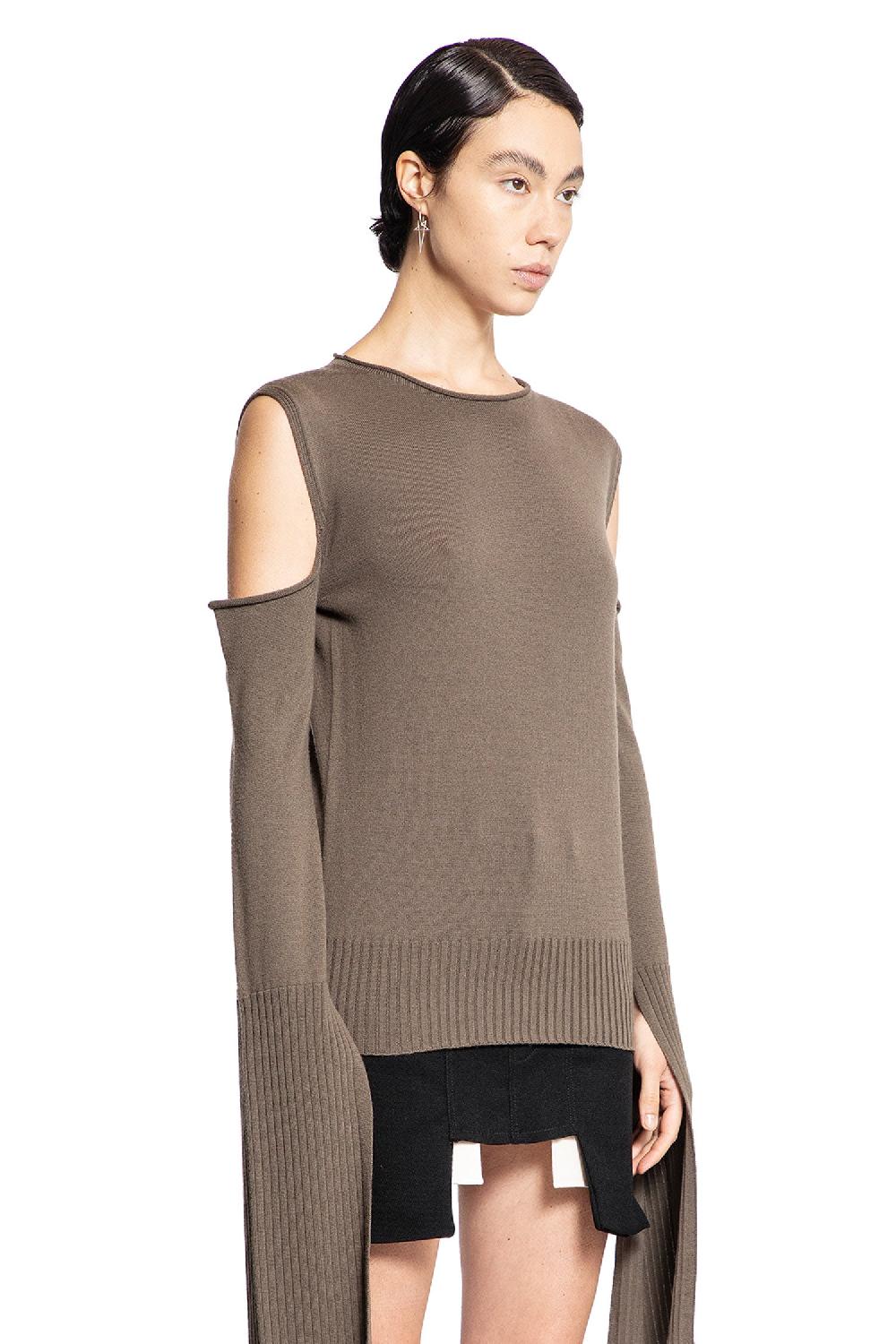 Antonioli RICK OWENS WOMAN GREY KNITWEAR