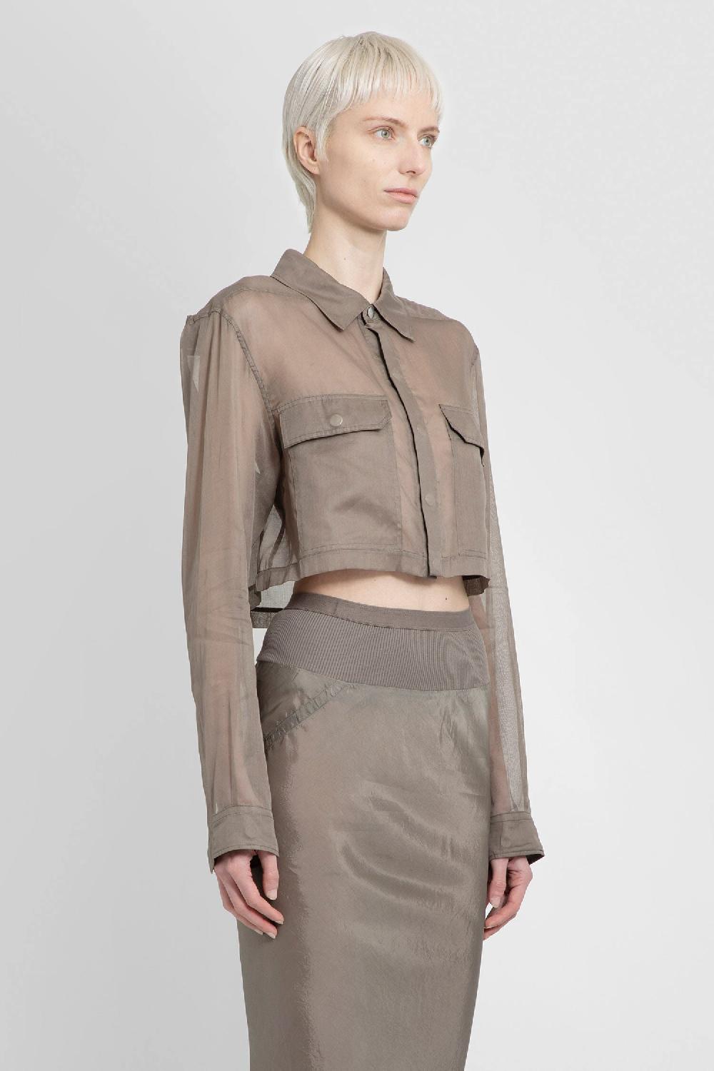 Antonioli RICK OWENS WOMAN GREY SHIRTS