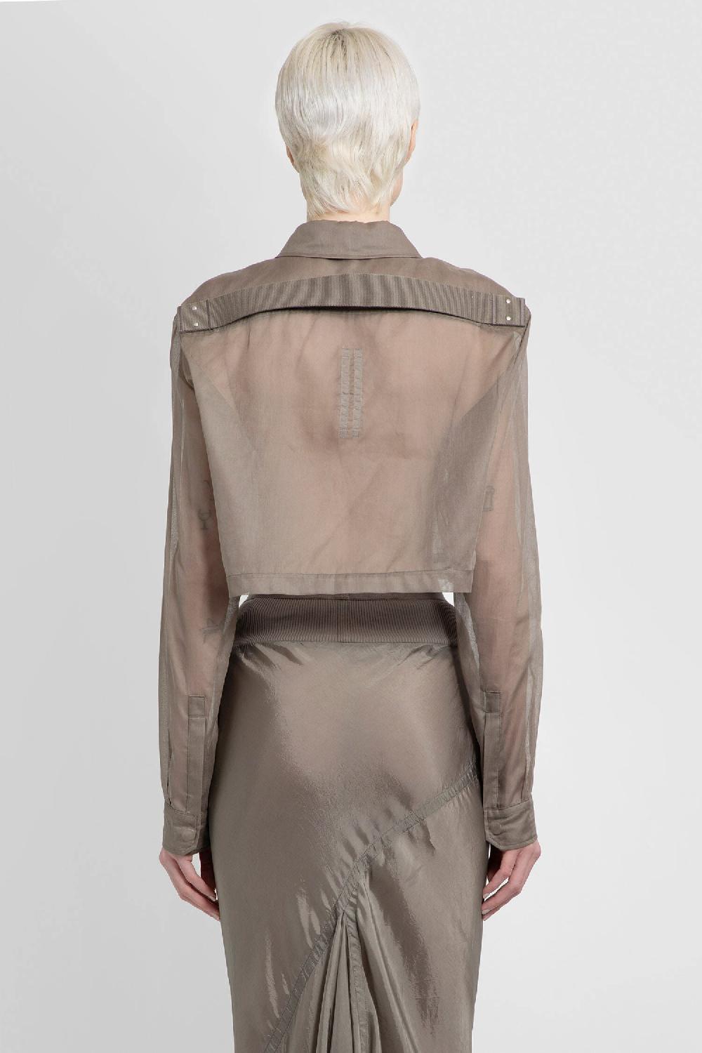 Antonioli RICK OWENS WOMAN GREY SHIRTS
