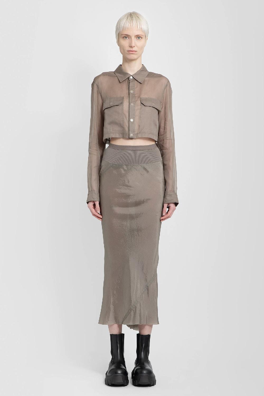 Antonioli RICK OWENS WOMAN GREY SHIRTS