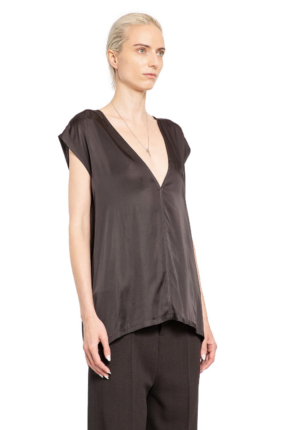 Antonioli RICK OWENS WOMAN GREY T-SHIRTS & TANK TOPS