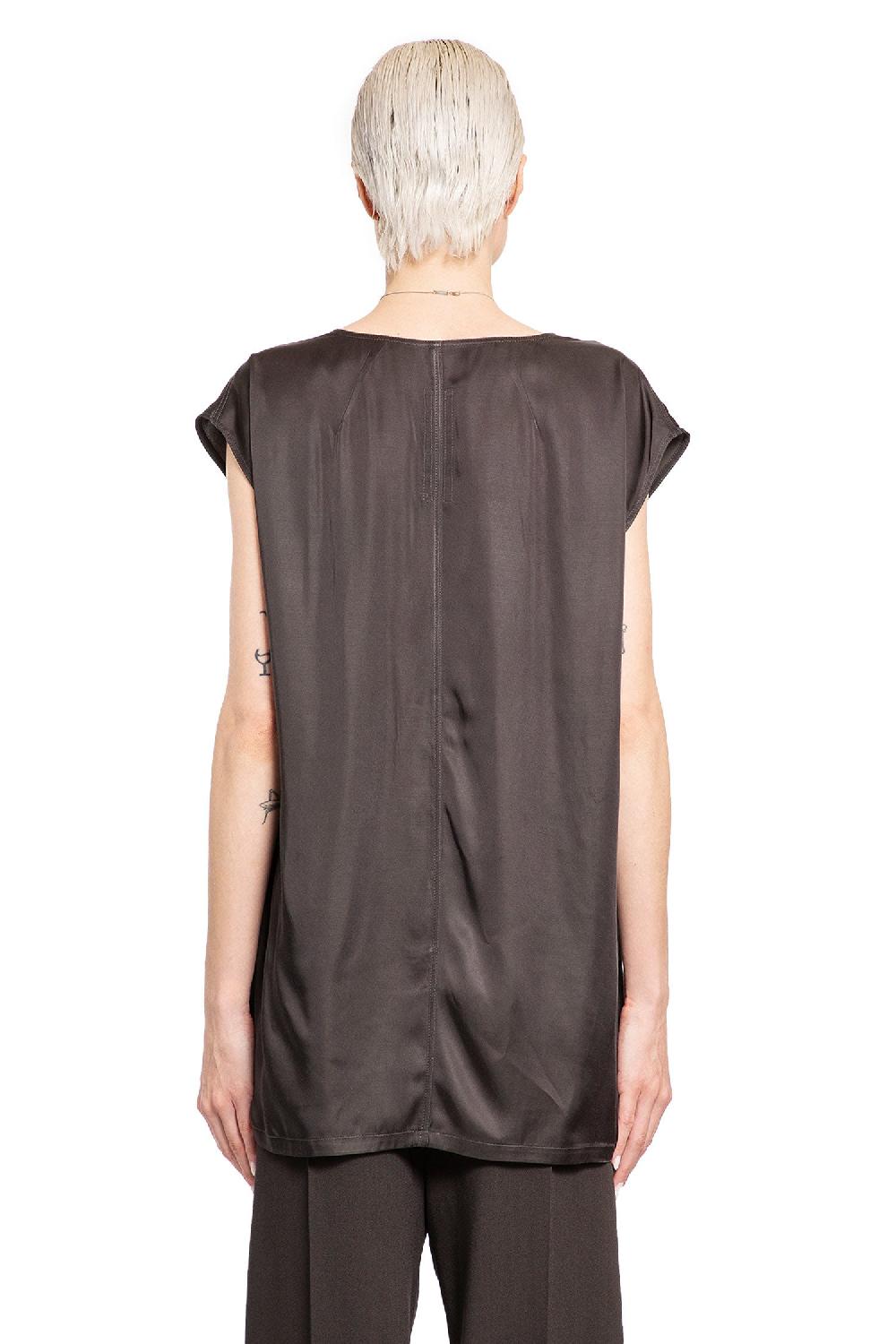 Antonioli RICK OWENS WOMAN GREY T-SHIRTS & TANK TOPS