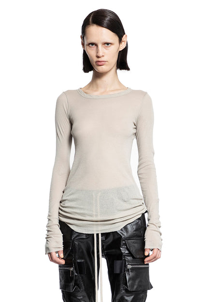 Antonioli RICK OWENS WOMAN GREY T-SHIRTS & TANK TOPS