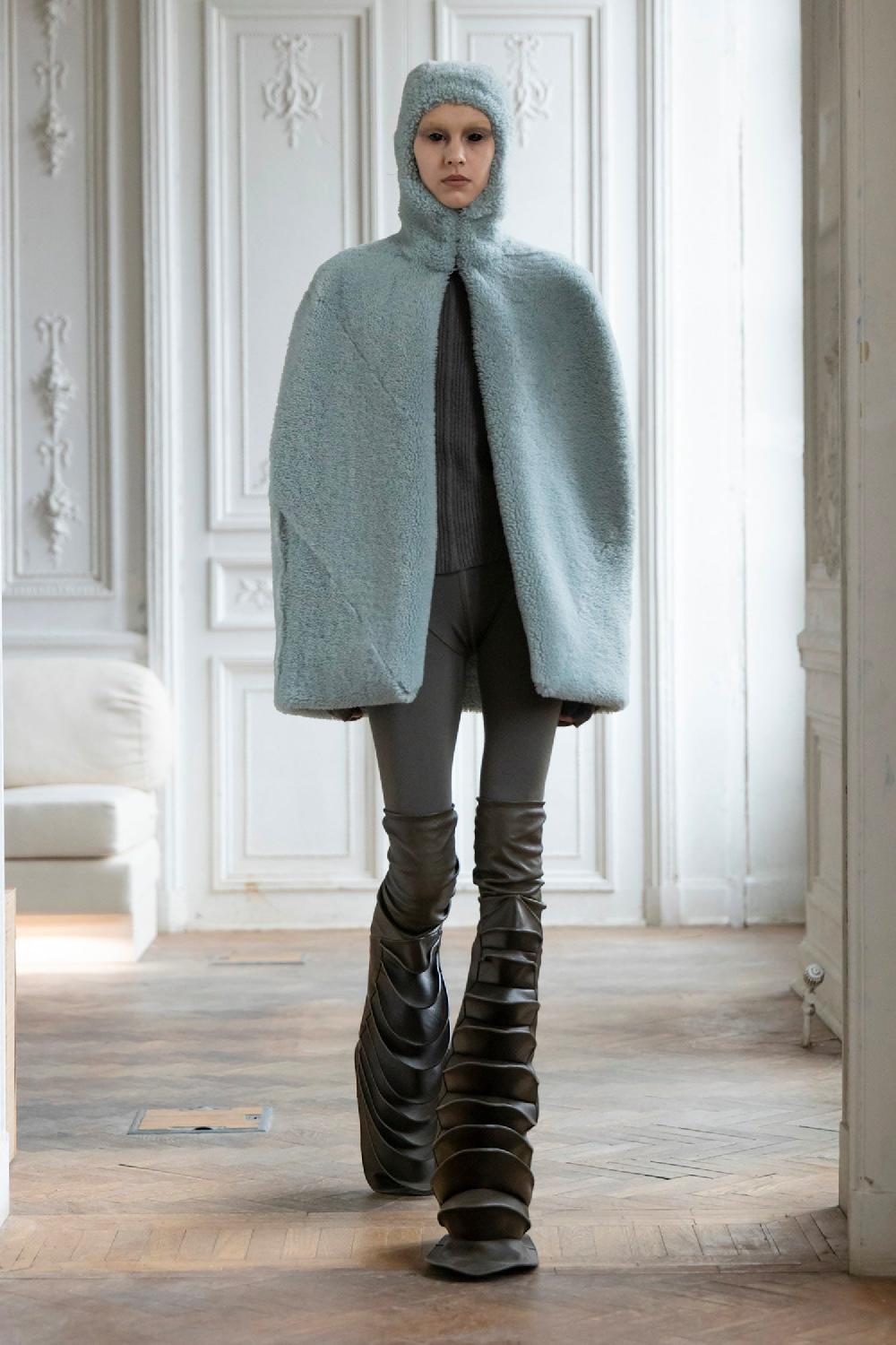 Antonioli RICK OWENS WOMAN GREY TROUSERS