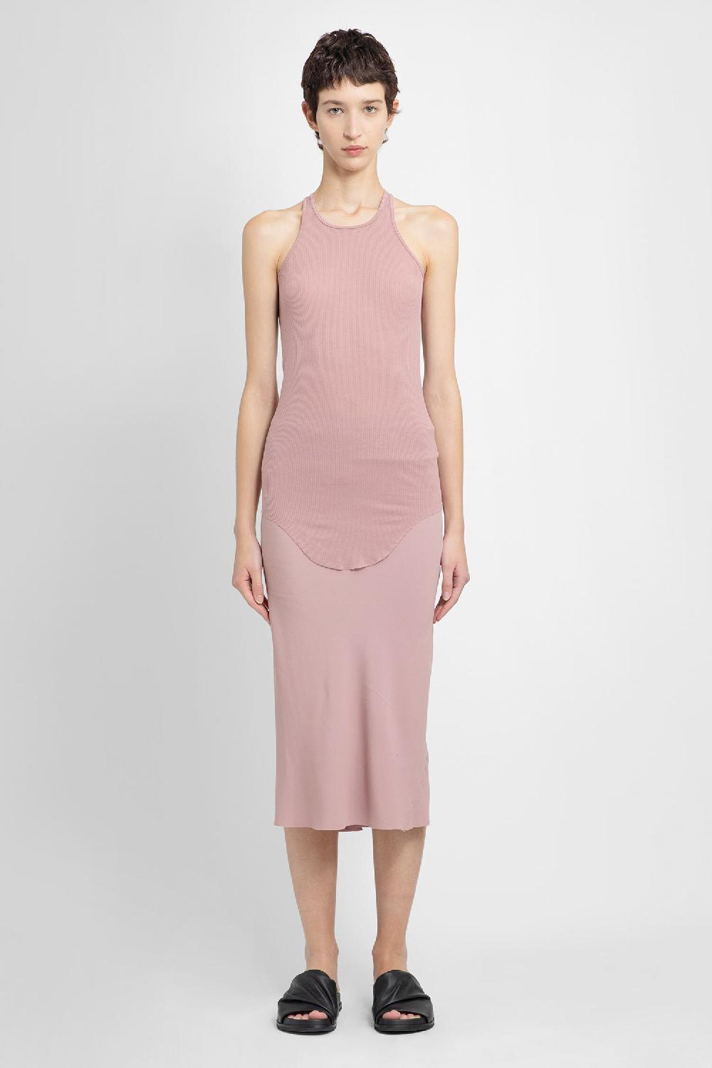 Antonioli RICK OWENS WOMAN PINK T-SHIRTS & TANK TOPS