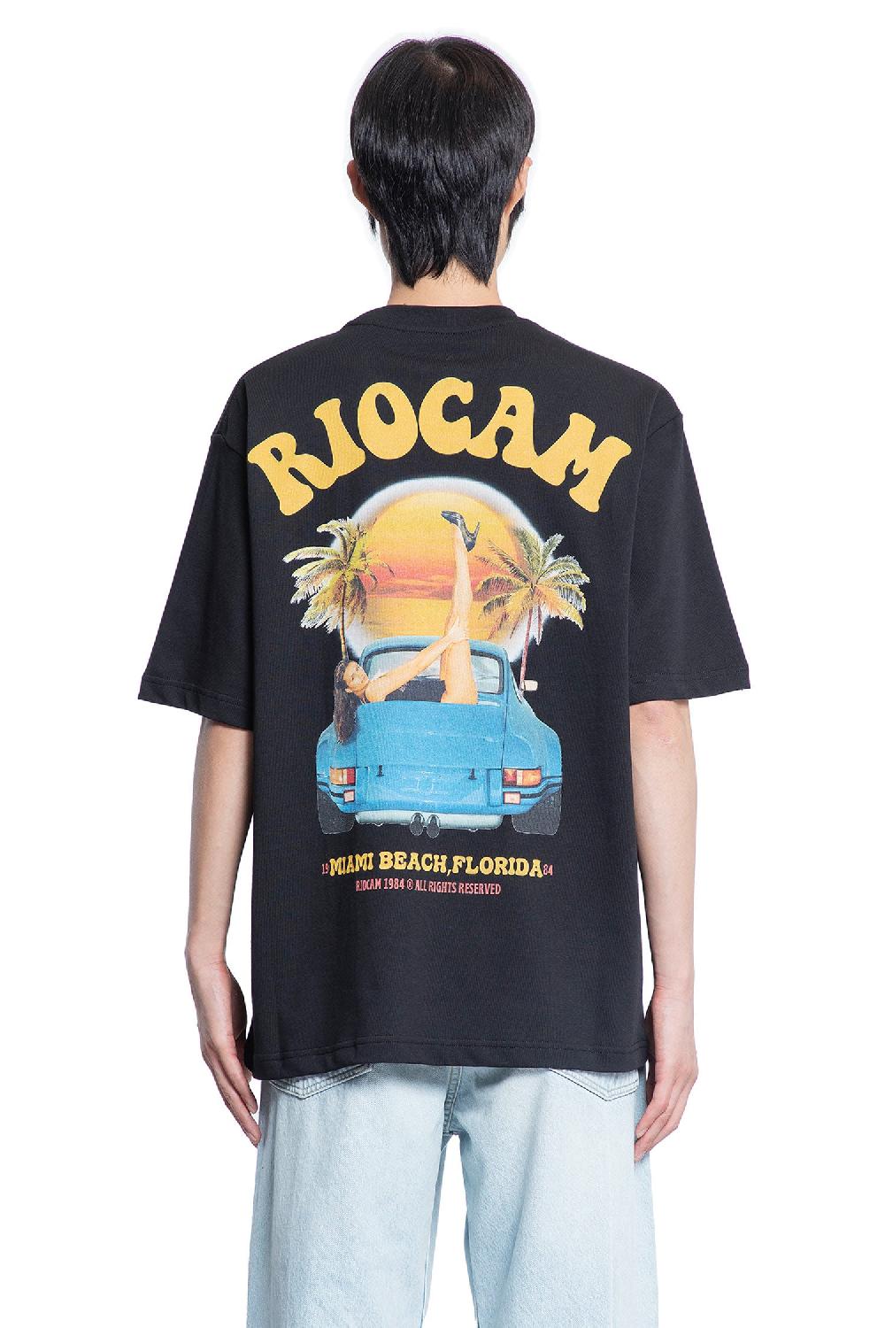 Antonioli RIOCAM MAN BLACK T-SHIRTS & TANK TOPS