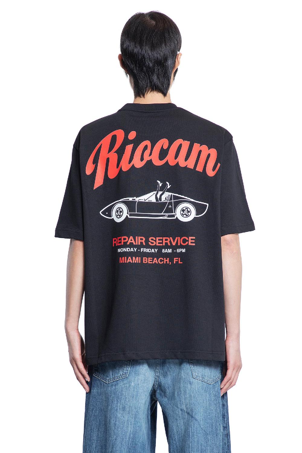 Antonioli RIOCAM MAN BLACK T-SHIRTS & TANK TOPS