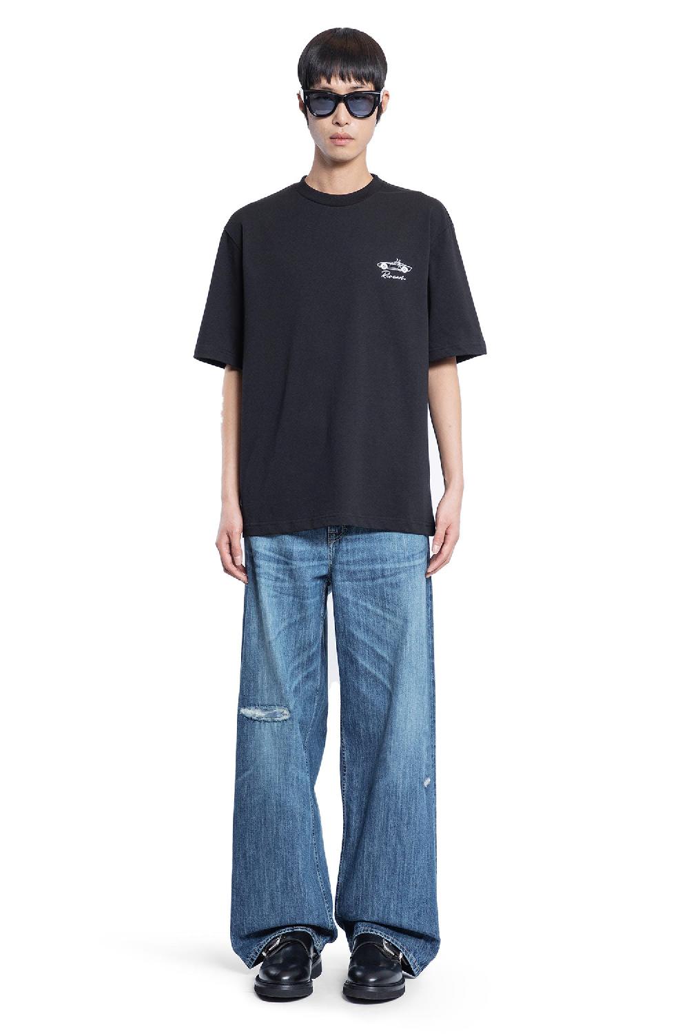Antonioli RIOCAM MAN BLACK T-SHIRTS & TANK TOPS