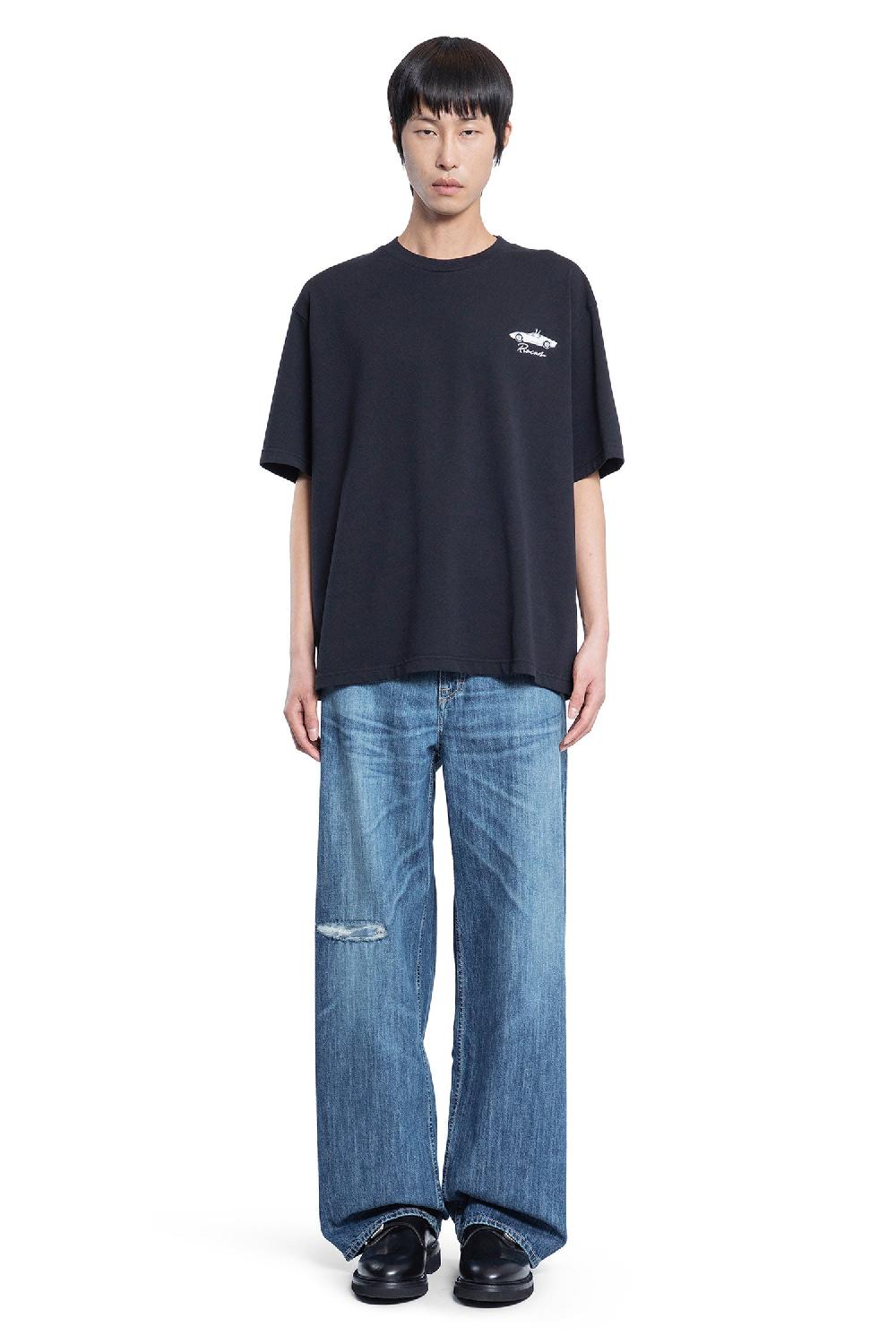 Antonioli RIOCAM MAN BLACK T-SHIRTS & TANK TOPS