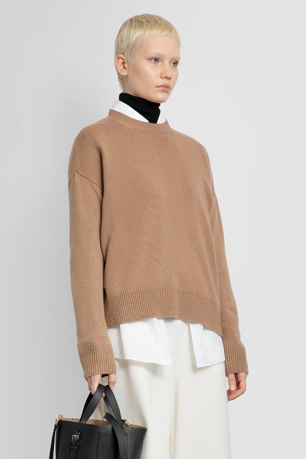Antonioli S MAX MARA WOMAN BEIGE KNITWEAR