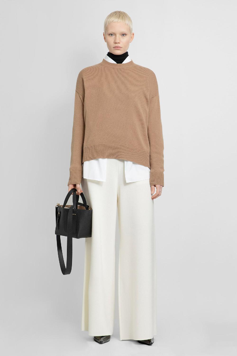 Antonioli S MAX MARA WOMAN BEIGE KNITWEAR