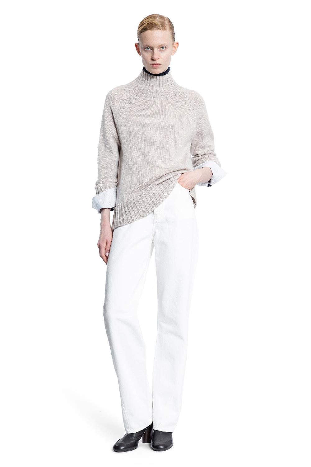 Antonioli S MAX MARA WOMAN BEIGE KNITWEAR