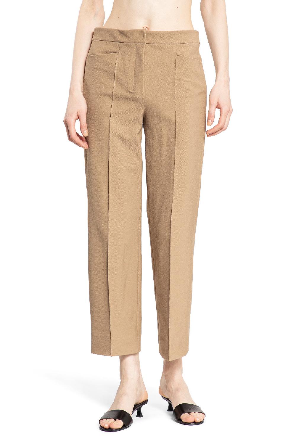 Antonioli S MAX MARA WOMAN BEIGE TROUSERS