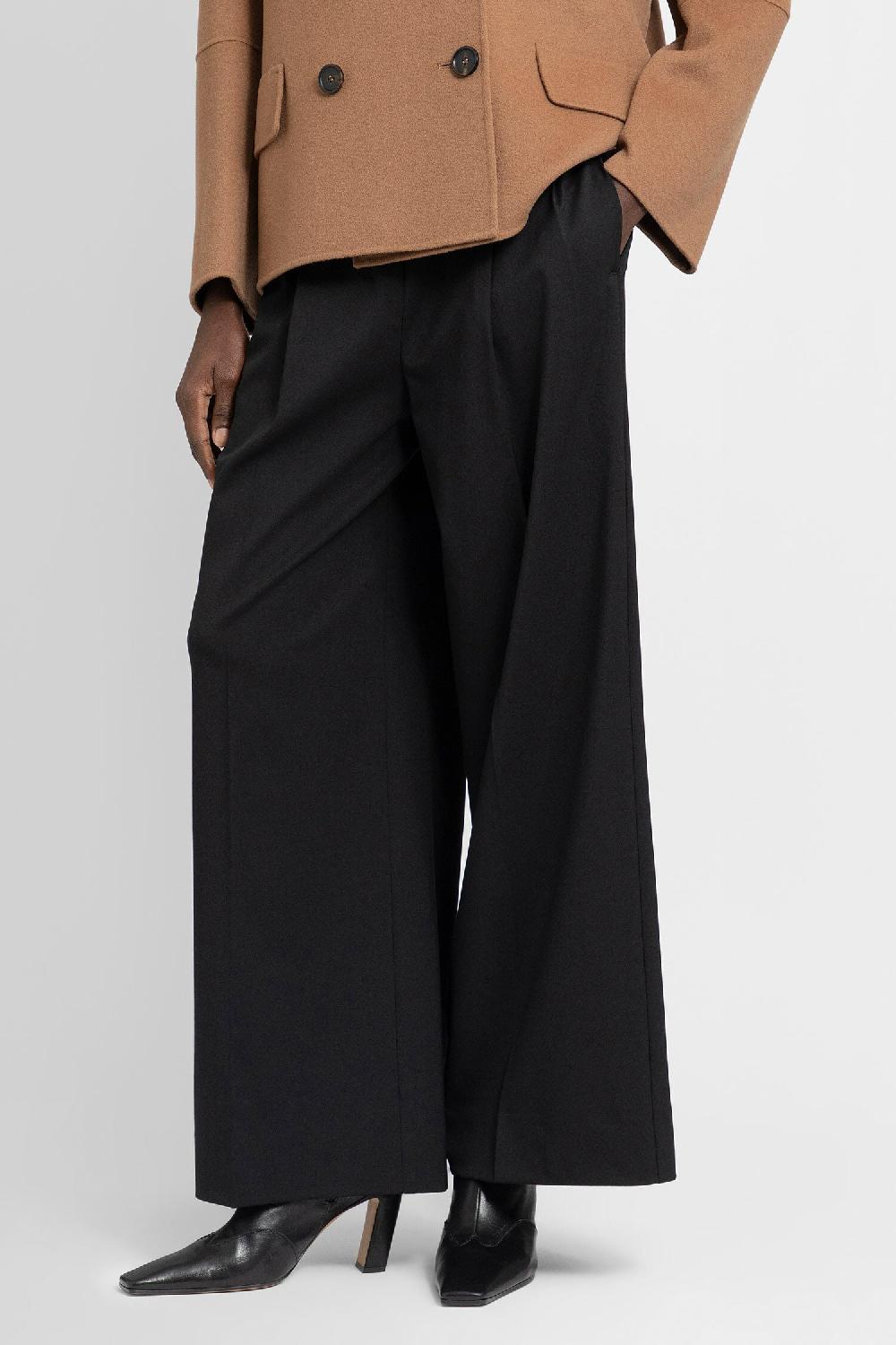 Antonioli S MAX MARA WOMAN BLACK TROUSERS
