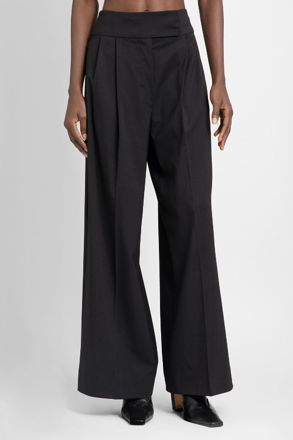 Antonioli S MAX MARA WOMAN BLACK TROUSERS