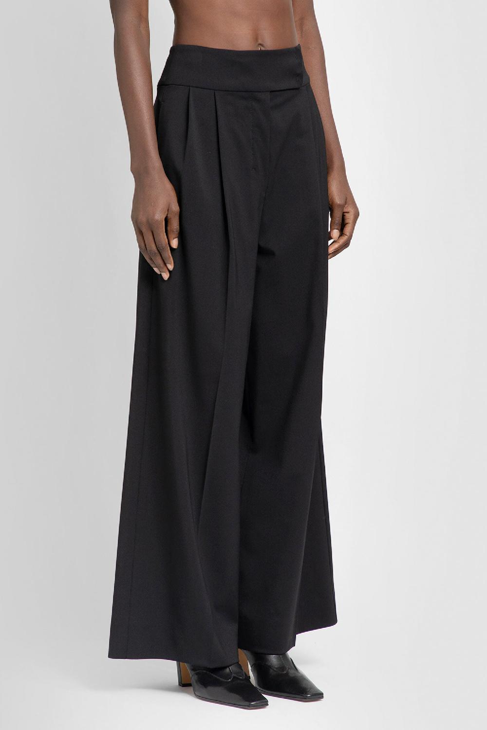 Antonioli S MAX MARA WOMAN BLACK TROUSERS