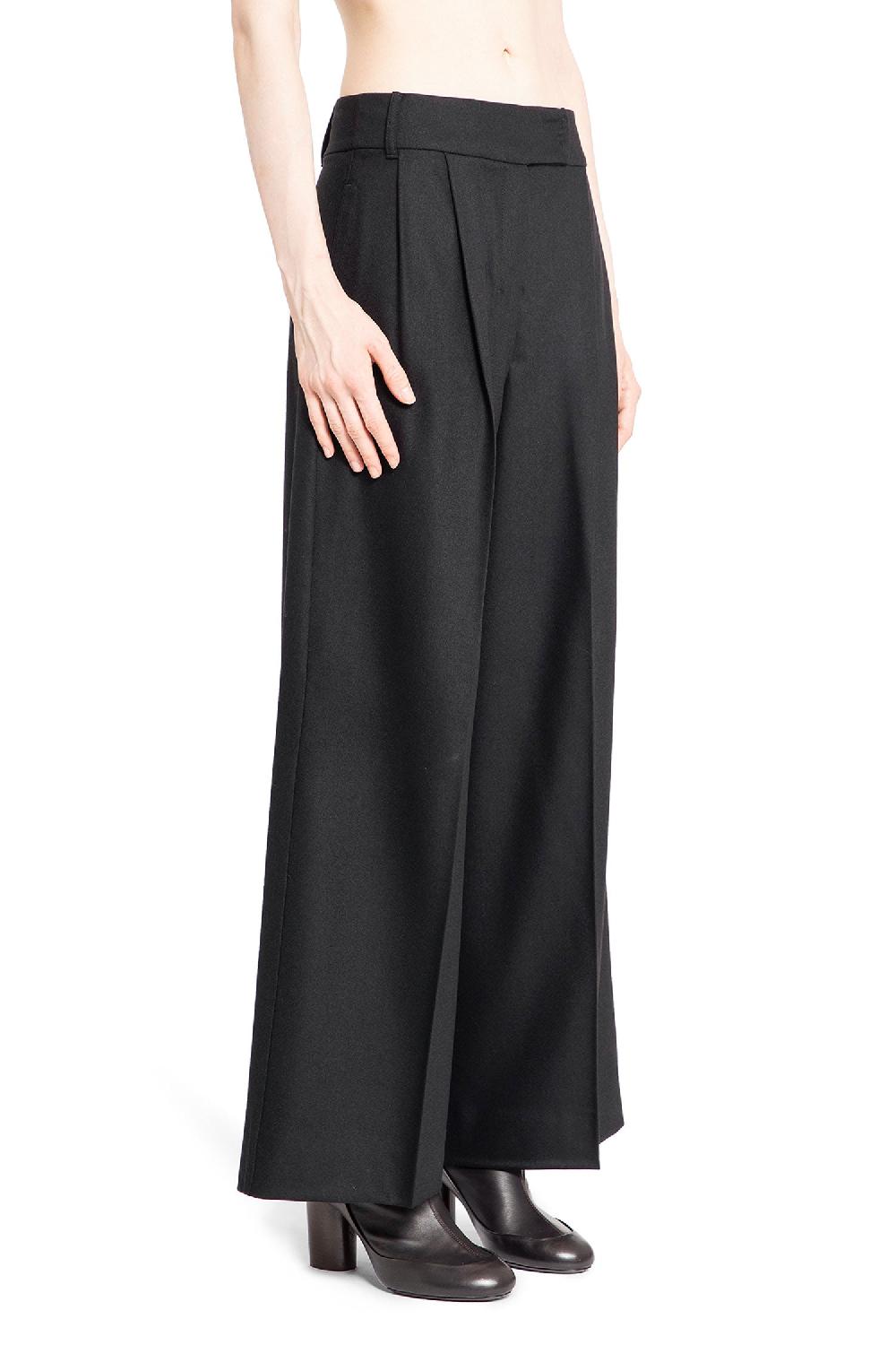 Antonioli S MAX MARA WOMAN BLACK TROUSERS