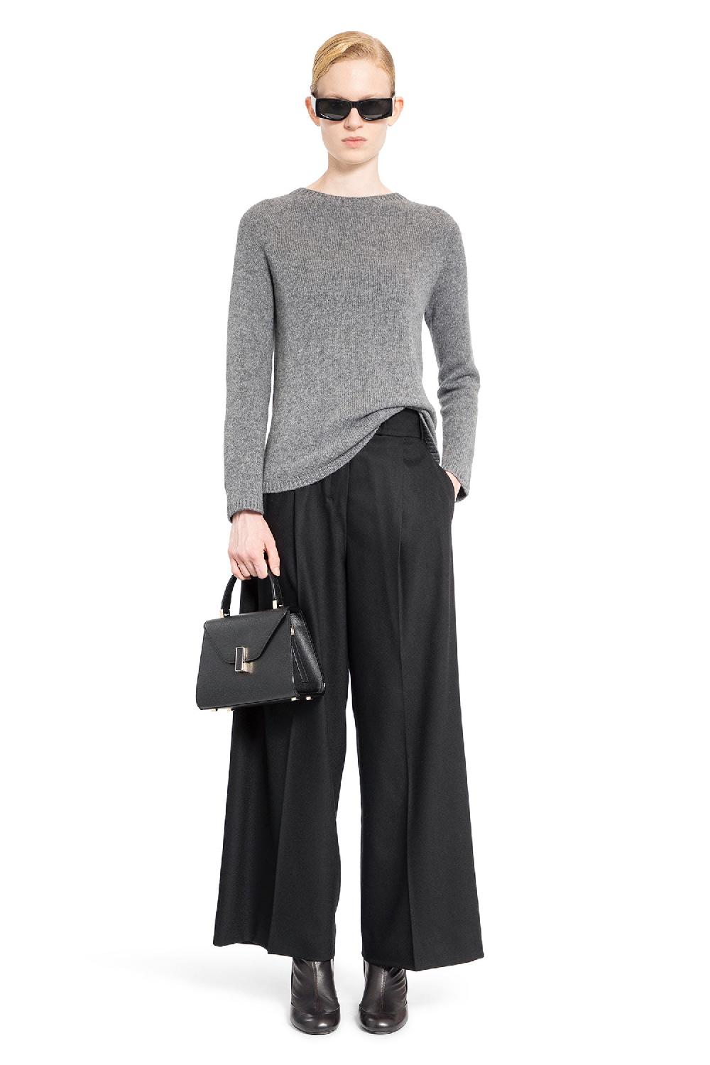 Antonioli S MAX MARA WOMAN BLACK TROUSERS