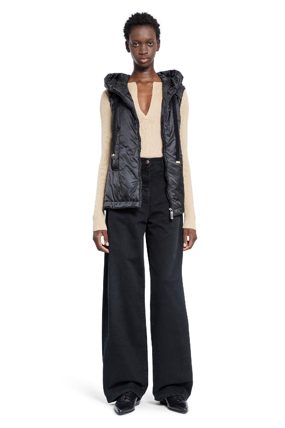 Antonioli S MAX MARA WOMAN BLACK VESTS