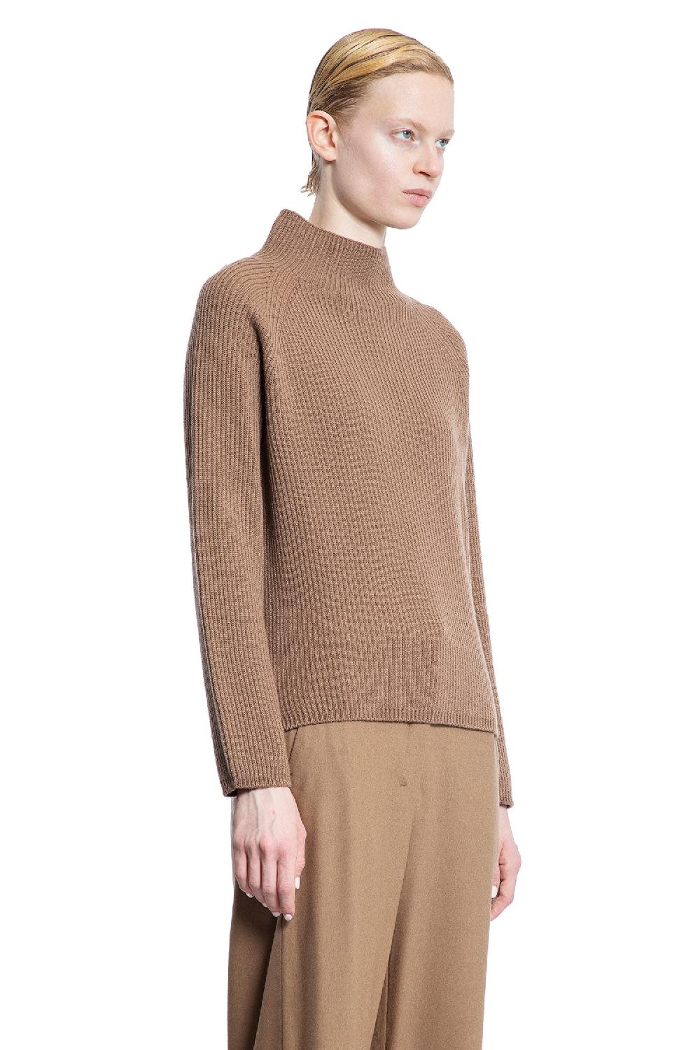 Antonioli S MAX MARA WOMAN BROWN KNITWEAR