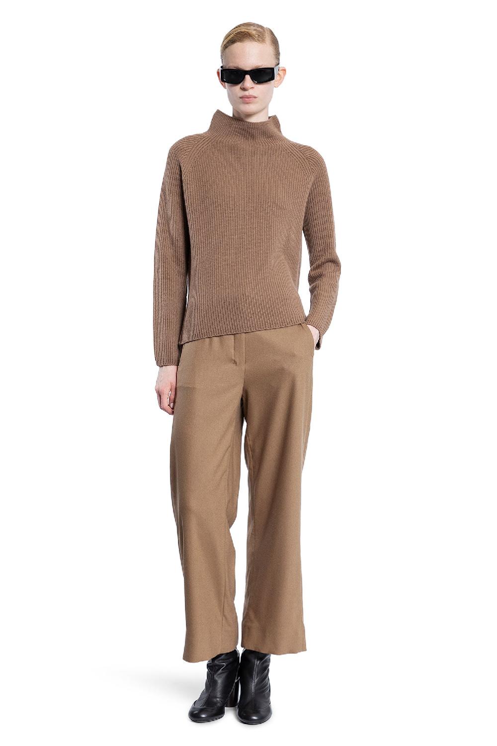 Antonioli S MAX MARA WOMAN BROWN KNITWEAR