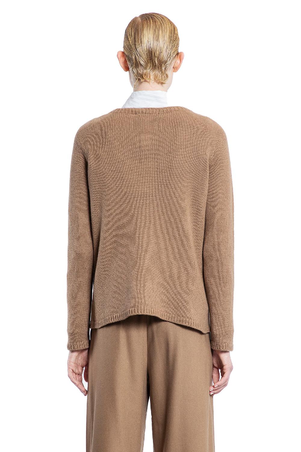 Antonioli S MAX MARA WOMAN BROWN KNITWEAR
