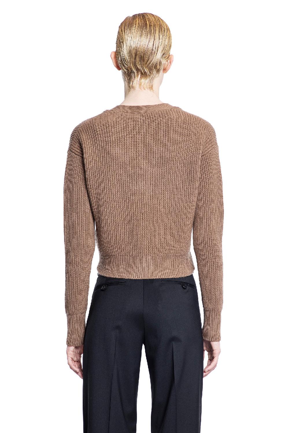 Antonioli S MAX MARA WOMAN BROWN KNITWEAR