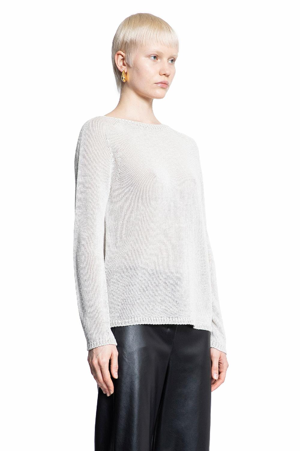 Antonioli S MAX MARA WOMAN OFF-WHITE KNITWEAR