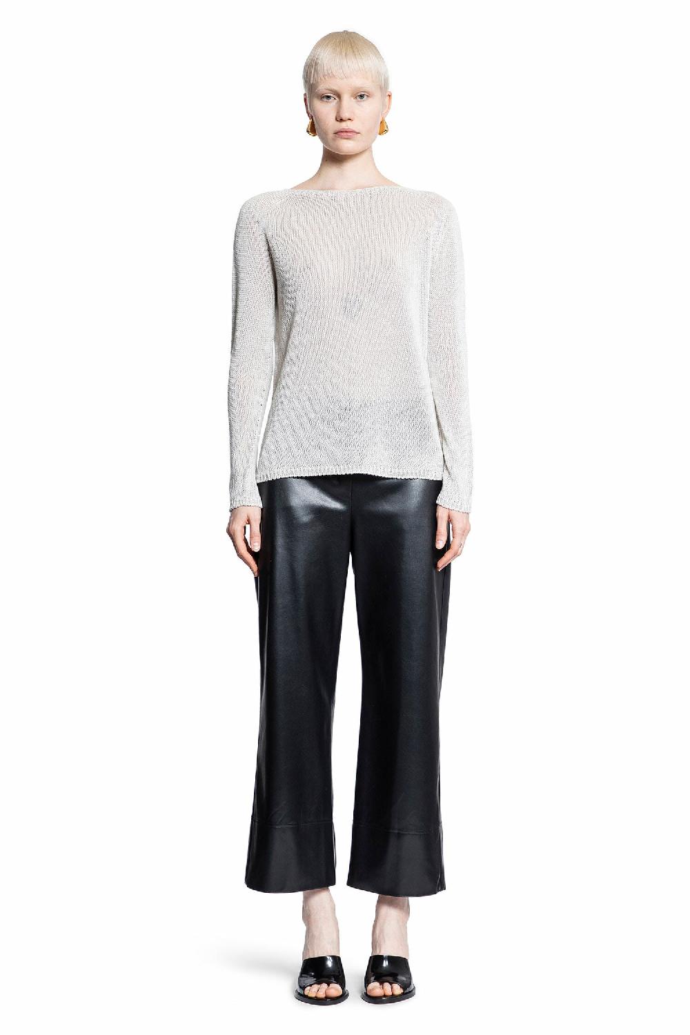 Antonioli S MAX MARA WOMAN OFF-WHITE KNITWEAR