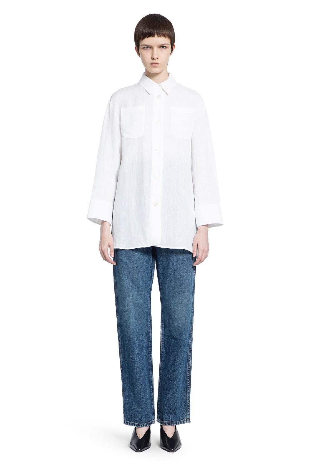 Antonioli S MAX MARA WOMAN WHITE SHIRTS