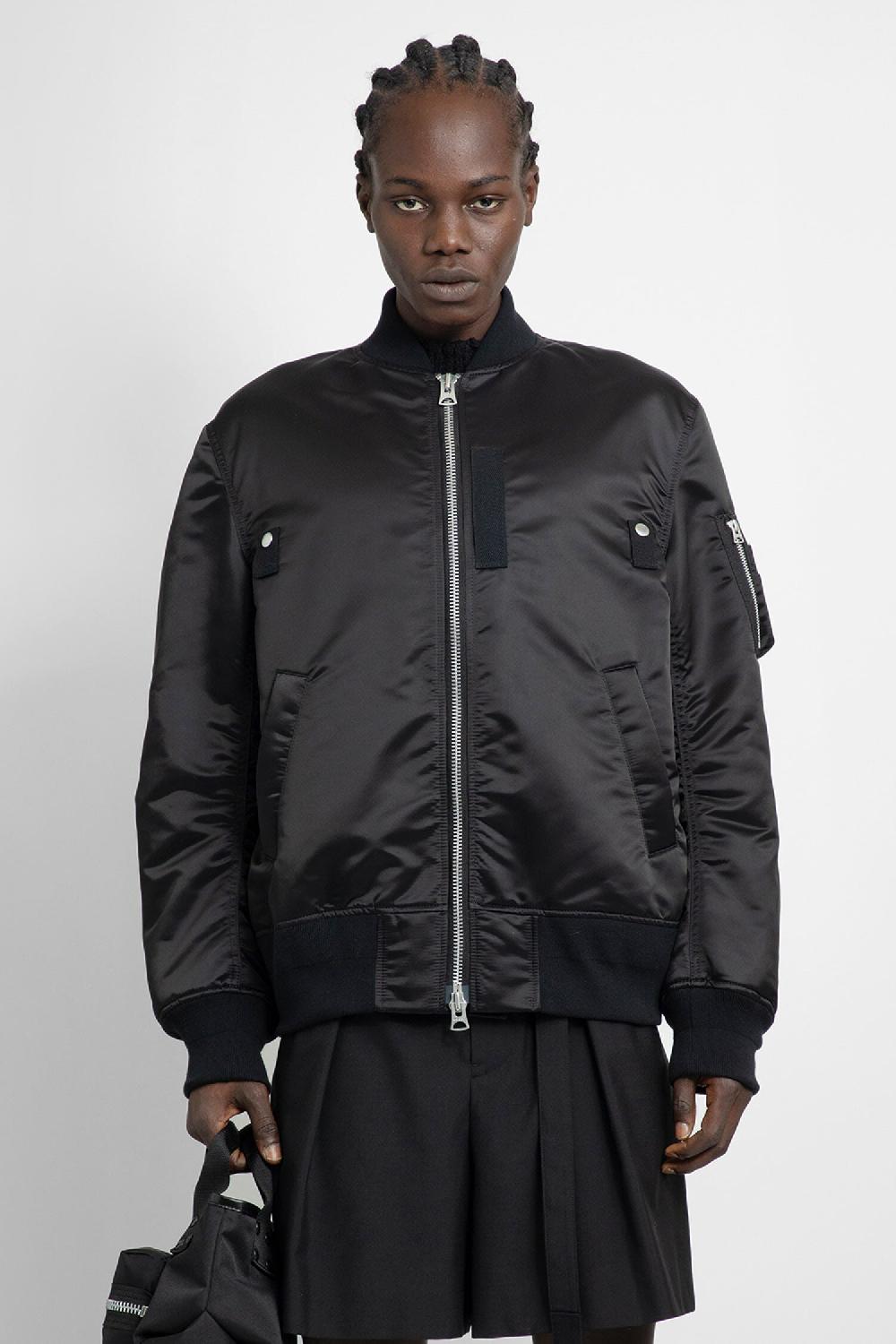 Antonioli SACAI MAN BLACK JACKETS