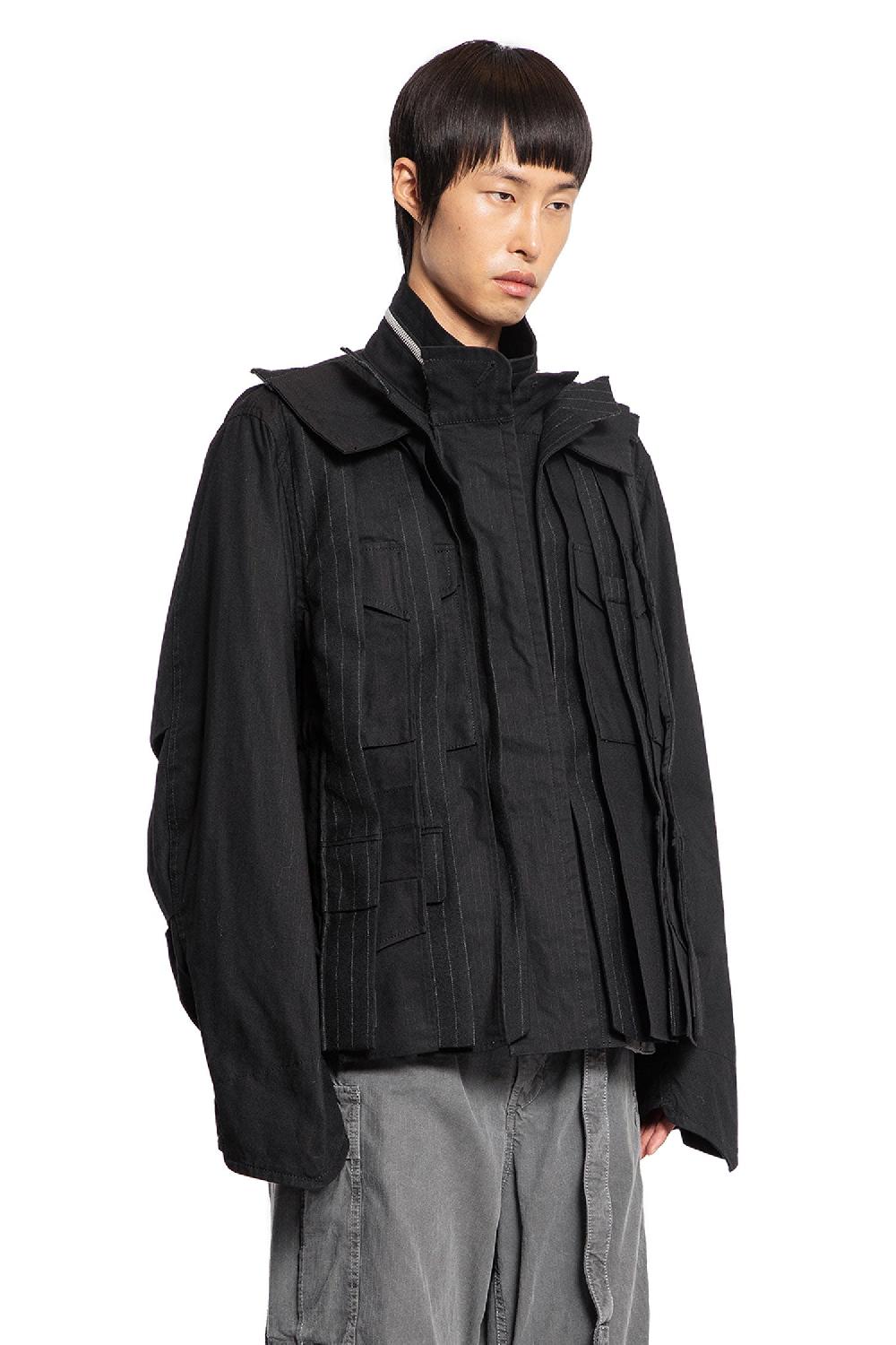 Antonioli SACAI MAN BLACK JACKETS