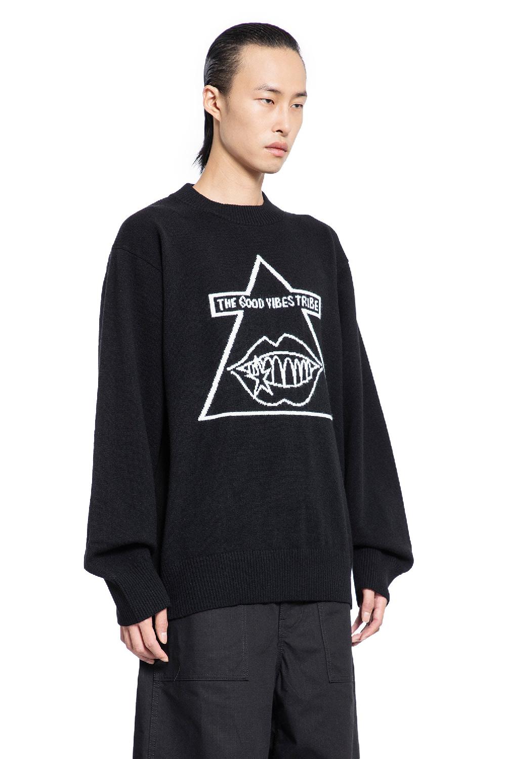 Antonioli SACAI MAN BLACK KNITWEAR