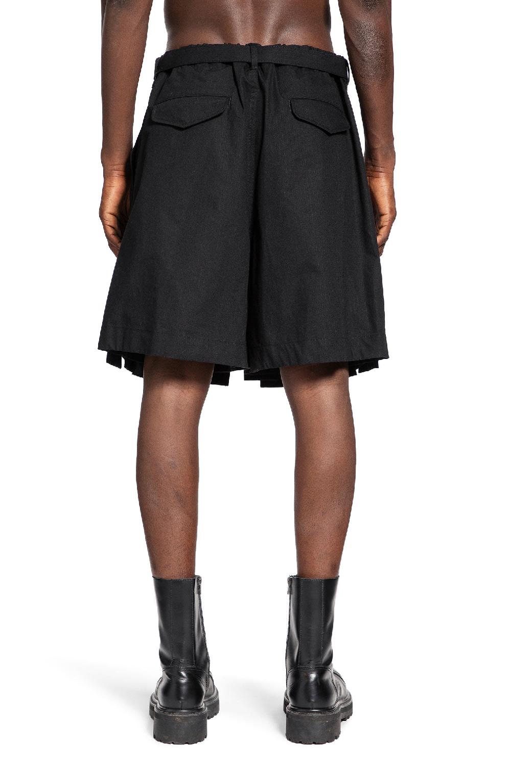 Antonioli SACAI MAN BLACK SHORTS & SKIRTS