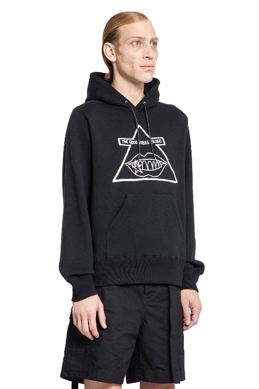 Antonioli SACAI MAN BLACK SWEATSHIRTS