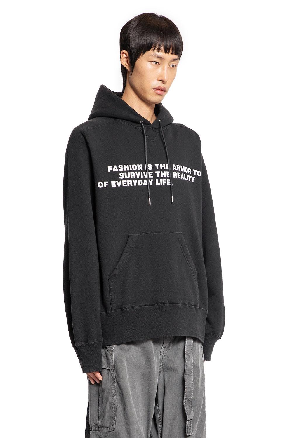 Antonioli SACAI MAN BLACK SWEATSHIRTS