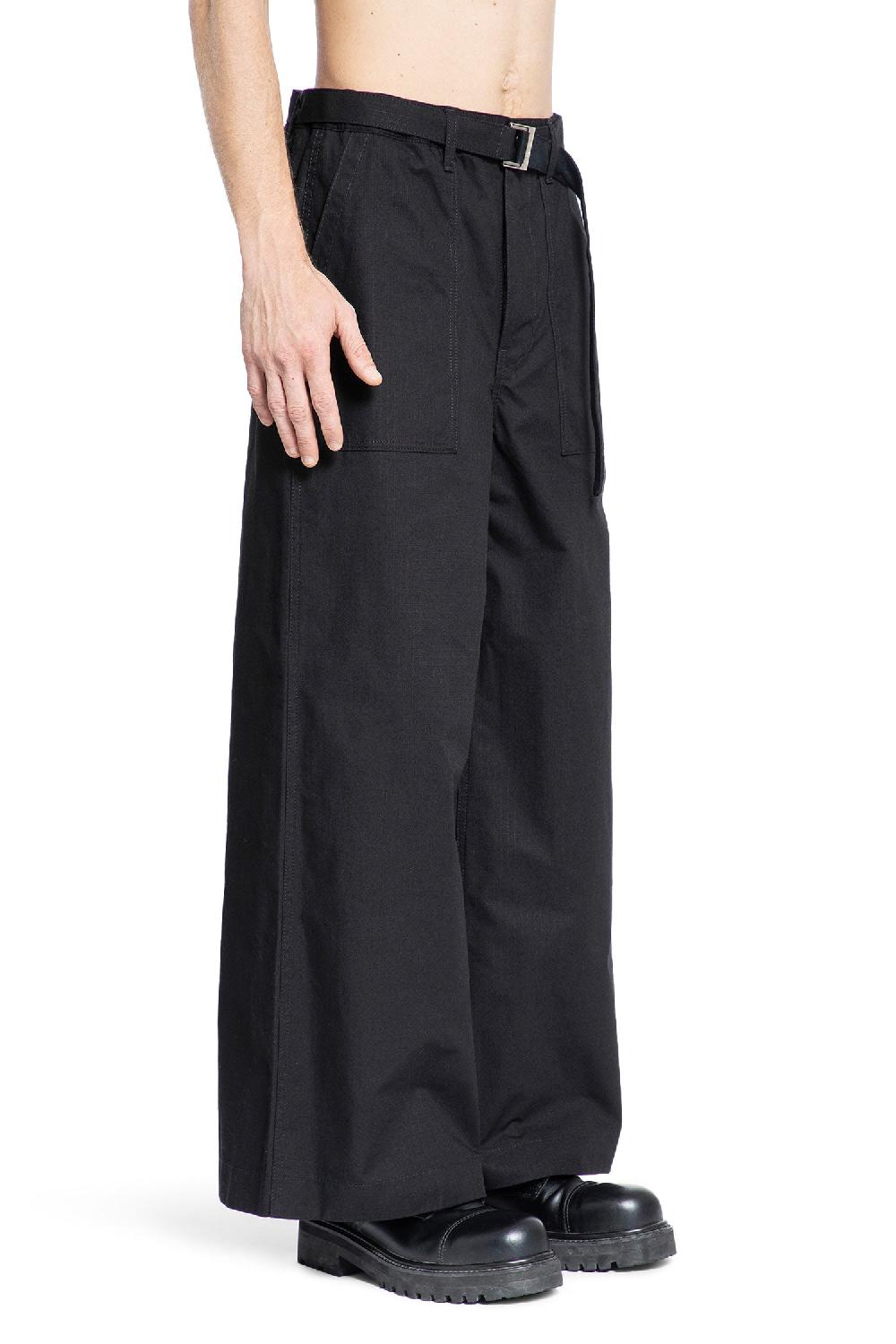 Antonioli SACAI MAN BLACK TROUSERS
