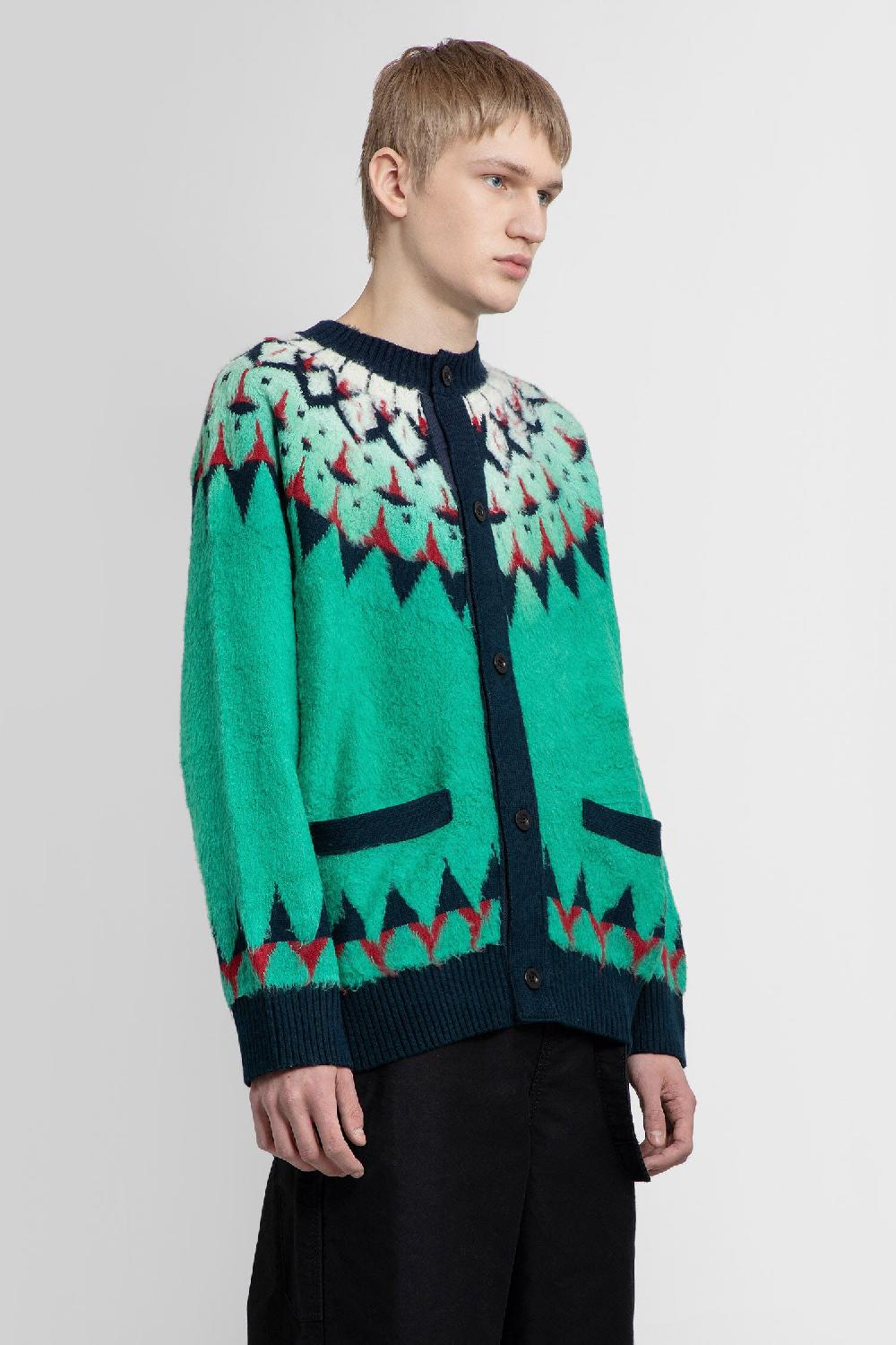 Antonioli SACAI MAN GREEN KNITWEAR