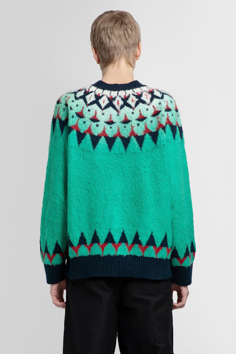 Antonioli SACAI MAN GREEN KNITWEAR