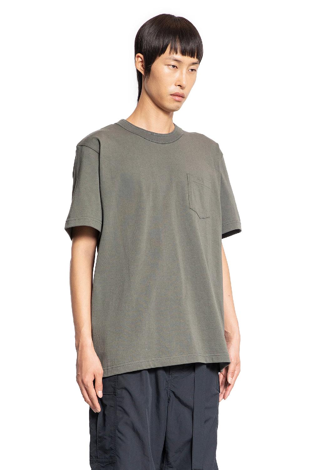 Antonioli SACAI MAN GREEN T-SHIRTS & TANK TOPS