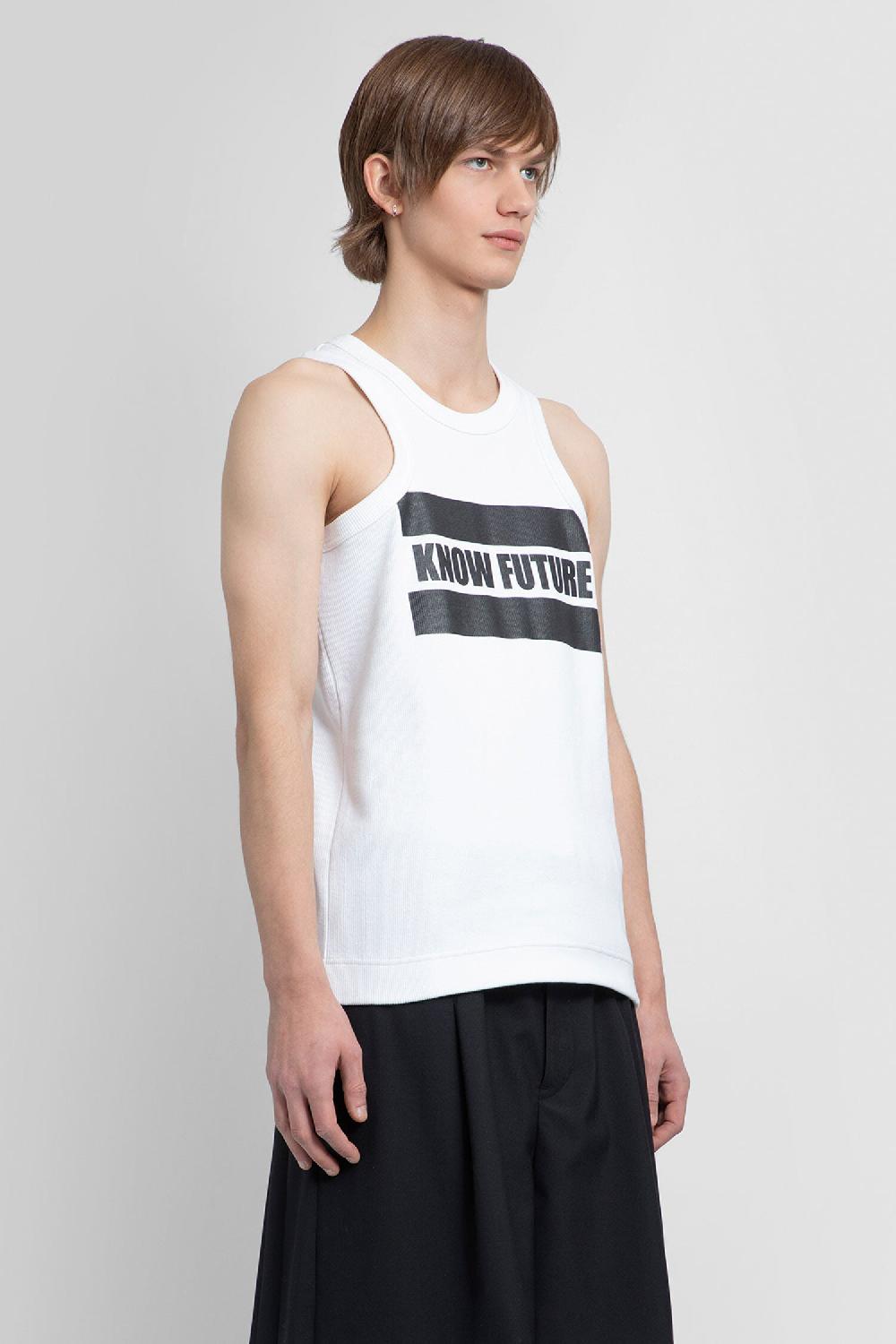 Antonioli SACAI MAN WHITE T-SHIRTS & TANK TOPS